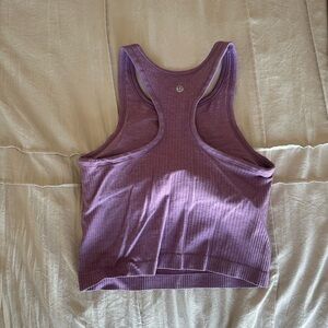 Lululemon Purple Ribbed Tank Top